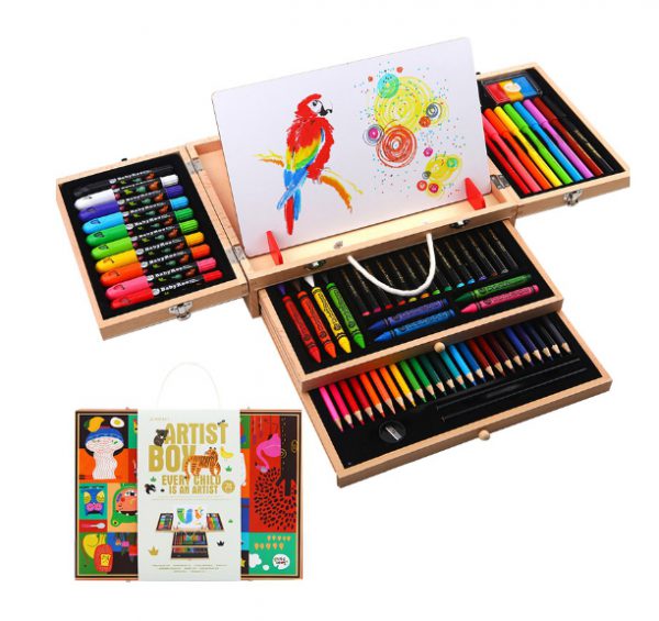 258 pieces art box set color